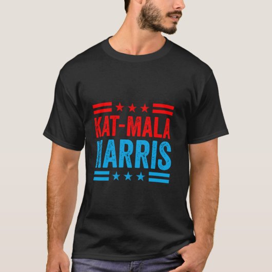 Katmala Harris 2024 Cat Ladies Kamala Political T Tシャツ (正面)