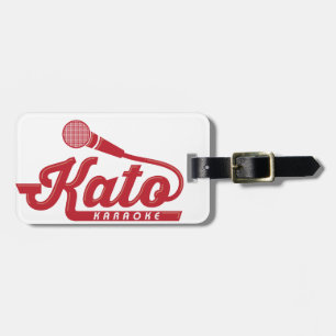Katoのカラオケのロゴ ラゲッジタグ