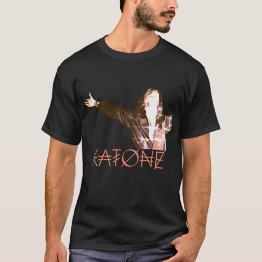 KATONE Men's and Woman's Graphic Dark T-Shirt Tシャツ (正面)