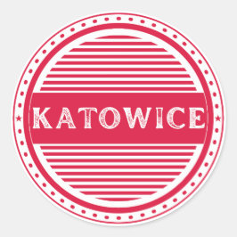 Katowice City Pride Emblem – Polish Identity ラウンドシール