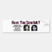 Katriceリーのバンパーステッカー私に会ってもらいます バンパーステッカー (正面)