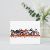 Katriders.com赤いロゴシャツ ポストカード (スタンド正面)