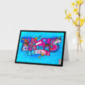 Kat's Livary Letters: TRANS Card カード (黄色い花)