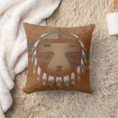 Katsina (Kachina) Sunface クッション (ブランケット)