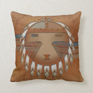 Katsina (Kachina) Sunface クッション