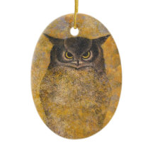 Katsuda Yukioのフクロウの日本の東洋の芸術