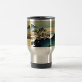 KatsushikaのHokusaiの浮世絵著Koshuのinumeのtoge トラベルマグ (中央)