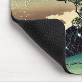 KatsushikaのHokusaiの浮世絵著Koshuのinumeのtoge マウスパッド (コーナー)