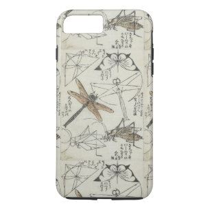 Katsushika Hokusaiの昆虫 iPhone 8 Plus/7 Plusケース