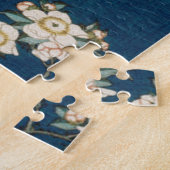 Katsushika Hokusaiの葛飾北斎のGoldfinchおよび桜 ジグソーパズル (側面)