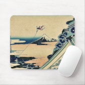 Katsushika、Hokusai著AsakusaのHonganのjiの寺院 マウスパッド (マウス)
