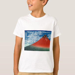 “Katsushika Hokusai”の“Fine Wind, Clear Morning” Tシャツ
