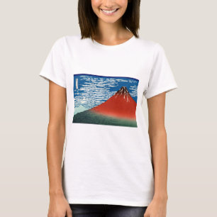 “Katsushika Hokusai”の“Fine Wind, Clear Morning” Tシャツ