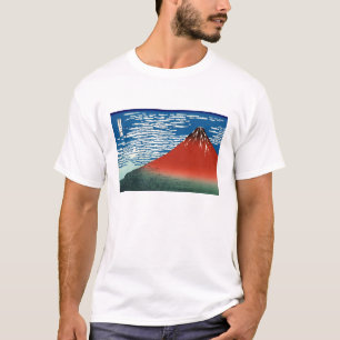 “Katsushika Hokusai”の“Fine Wind, Clear Morning” Tシャツ