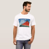 “Katsushika Hokusai”の“Fine Wind, Clear Morning” Tシャツ (正面フル)