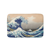 KATSUSHIKA HOKUSAI -神奈川を離れた素晴らしい波 バスマット (正面)