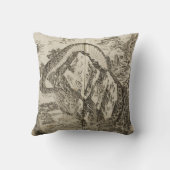 Katsushika Hokusai art クッション (裏面)