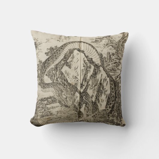 Katsushika Hokusai art クッション (正面)