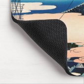 Katsushika Hokusai - Asakusa Honganji temple, Edo マウスパッド (コーナー)