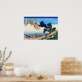 Katsushika Hokusai - Back of Fuji, Minobu river ポスター (キッチン)