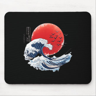 Katsushika Hokusai Japanese Great Wave Men Women K マウスパッド