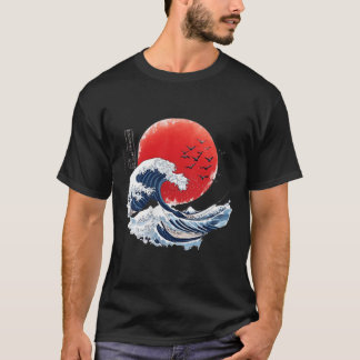 Katsushika Hokusai Japanese Great Wave Men Women K Tシャツ