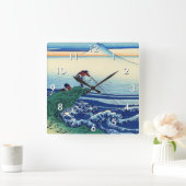 Katsushika Hokusai - Kajikazawa in Kai province スクエア壁時計 (ホーム)