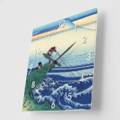 Katsushika Hokusai - Kajikazawa in Kai province スクエア壁時計 (傾斜)