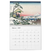 Katsushika Hokusai Masterpiece カレンダー (2月 2027)