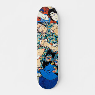 Katsushika Hokusai samurai warrior asian woodblock スケートボード