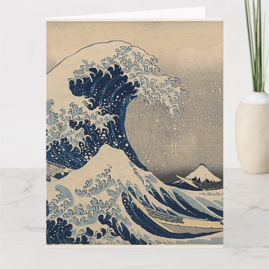 Katsushika Hokusai. The Great Wave off Kanagawa   カード (正面)