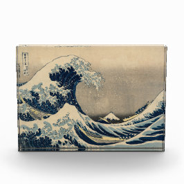 Katsushika Hokusai. The Great Wave off Kanagawa フォトブロック