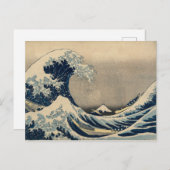 Katsushika Hokusai. The Great Wave off Kanagawa  ポストカード (正面/裏面)