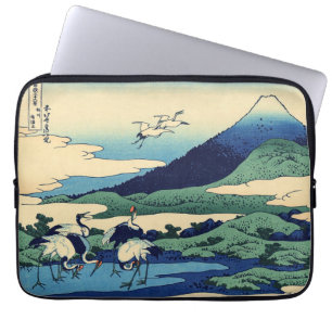 Katsushika Hokusai - Umegawa in Sagami province ラップトップスリーブ