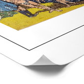 Katsushika Hokusai Zedign Art Poster #140 ポスター (角)