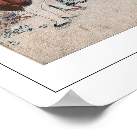 Katsushika Hokusai Zedign Art Poster #4 ポスター (角)