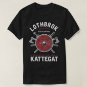 KattegatのRagnar Lothbrok Tシャツ (デザイン正面)
