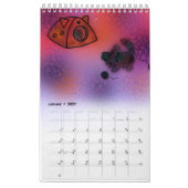 Katten Kalender カレンダー (1月 2027)