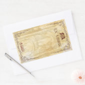 Katverse蔵書票 長方形シール (封筒)