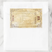 Katverse蔵書票 長方形シール (バッグ)