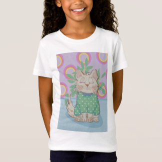  Kätzchen mit gepunktetem Pullover Tシャツ