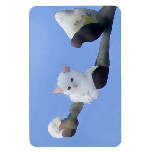 Kätzchenfrühling マグネット (縦)