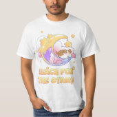 Katze auf dem Mond Tシャツ (正面)