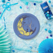 Katze im Mond  ペーパープレート (パーティー)