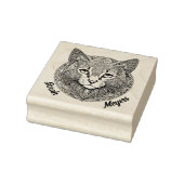 Katze Mandala ラバースタンプ (スタンプ)