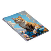 Katze mit Blumen ノートブック (右側)