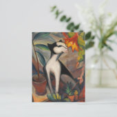 Katze mit Kakteenblute by Maetzel-Johannsen ポストカード (スタンド正面)