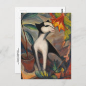 Katze mit Kakteenblute by Maetzel-Johannsen ポストカード (正面/裏面)