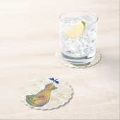 Katze und blaue Libelle ペーパーコースター (インサイチュ)