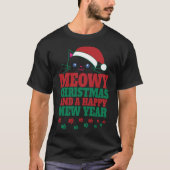 Katzen Weihnachten Tシャツ (正面)